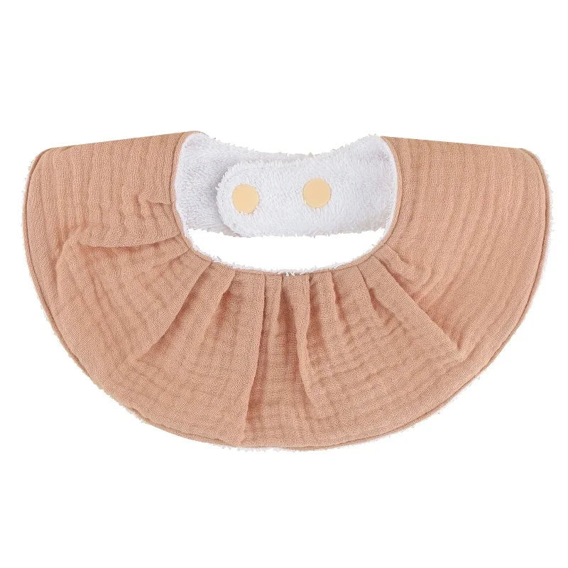 Double Layers Cotton Baby Feeding Bibs Cartoon Printed Newborn Burp Cloth Saliva Towel Scarf for Stuff Shower Gifts