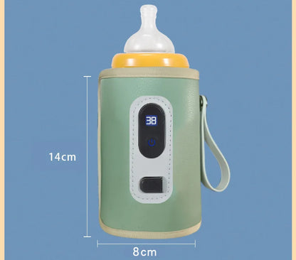 USB Milk Water Warmer Stroller Insulated Bag Baby Nursing Bottle Heater Safe Kids Supplies for Infant Outdoor Travel Accessories