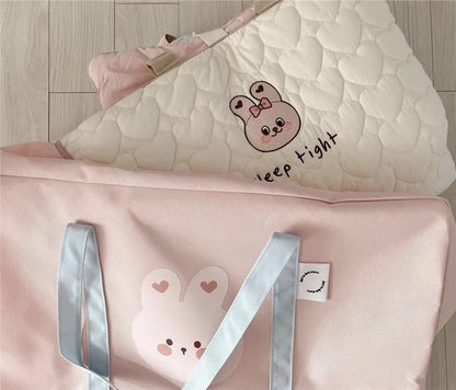 Large Capacity Mommy Bag for Maternity Hospital Bag Kindergarten Quilt Storage Bag Diaper Baby Items Organizer Travel Bag