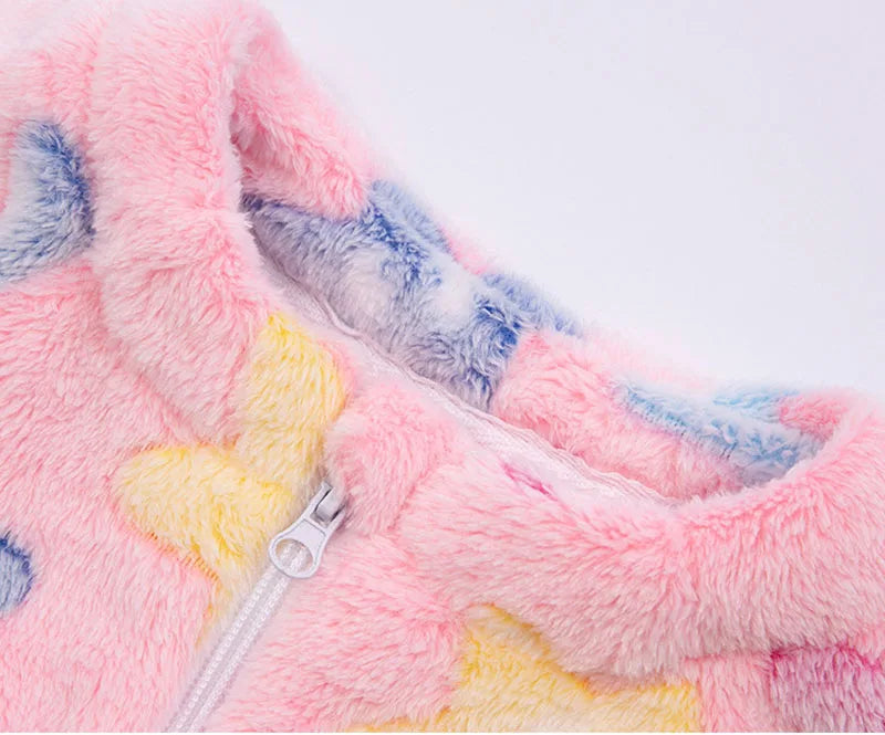 Kids Onesie Boys Girls Long Sleeve Flannel Pajamas Children Winter Cartoon Pyjama Baby Sleepwear 1-4 Years Sleeping Bag