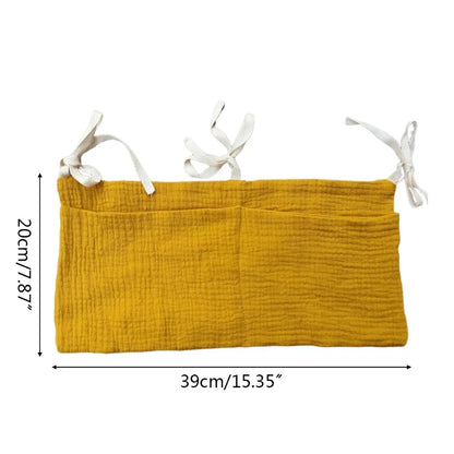 Baby Diaper Bag Multifunctional Crib Storage Bag Toddler Bed Headboard Organizer For Kids Baby Bedding Accessories Newborn