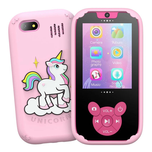 Kids Smart Phone Educational Toys Dual Camera Music Player Baby Phone With 8G Memro Game Learning for Age 3-12 Brithday Gifts