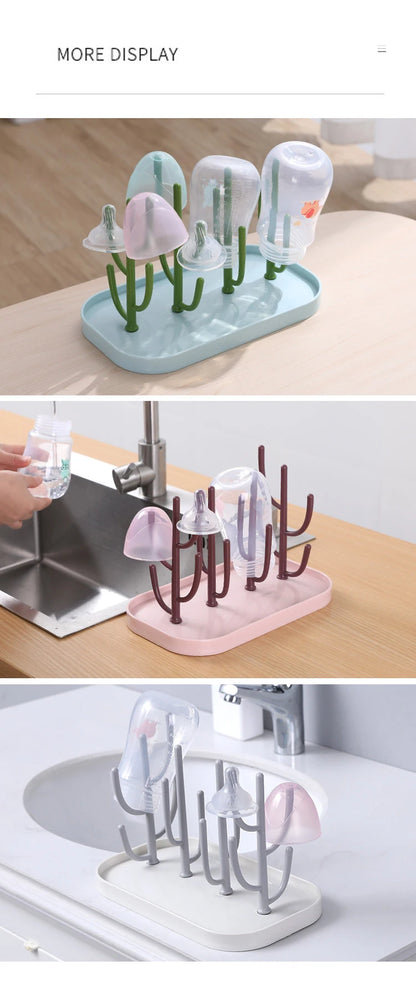 Baby Feeding Bottle Drain Rack Nipple Feeding Cup Holder Storage Drying Rack Bottle Cleaning And Drying Machine