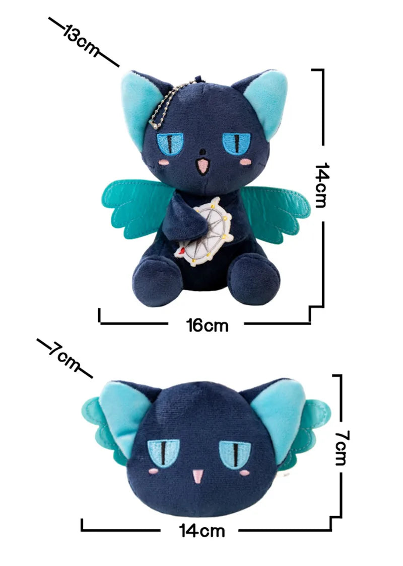 Cartoon Cardcaptor Sakura Kero Plush Doll Toys Pendant Anime Card Captor Doll Cute Soft Stuffed Keychain Toy Valentine's Gift