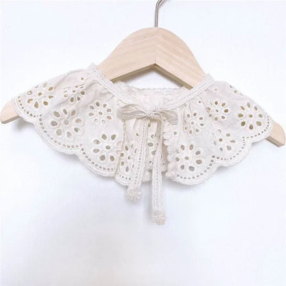 Baby Bib Lace Baby Accessories Korean Kids Lace Collar Cute Hollow Female Baby Bib scarf  baby bib scarf  scarf