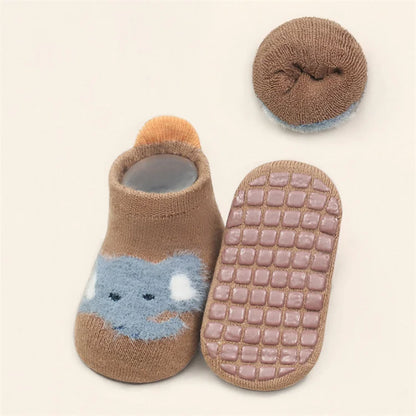 Lawadka Winter Kids Girl Boy Socks Anti Slip Cotton Baby Socks for Girls Boys Casual Soft Print Toddler Children's Sock Non-slip
