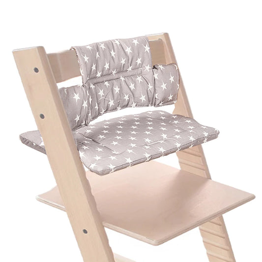 Highchair Seat Cushion For Stokke Tripp Trapp Child Growth Seat Dinner Chair With Backrest Cloth Cover Baby Replace Accessories