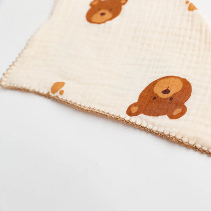 Baby Cotton Bibs Triangle Soft Lace Burp Cloth Saliva Towel Apron Bandana Scarf for Boys Girls Feeding Drool Bib Korean Style