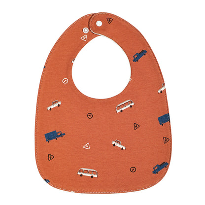 INSULAR Baby Bibs Newborn Cotton Soft Saliva Towel Infant Feeding Cloth Muslin Stuff Printing Pinny Waterproof U-shaped 3 Layers