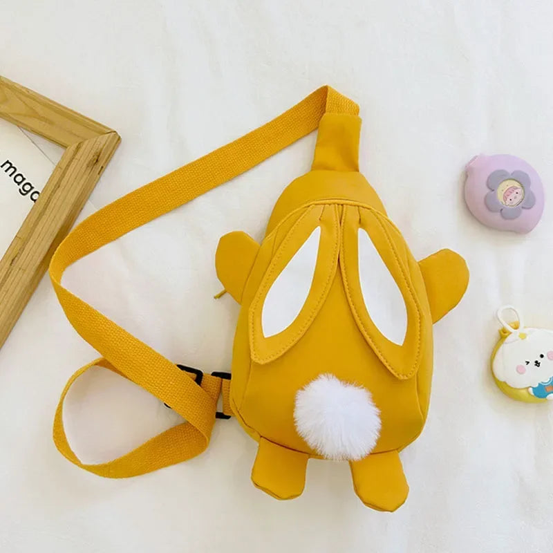 Fashion Children School Bags Bunny Portable Backpacks Kids Travel Rucksacks Cute Boys and Girls School Book Backpack Chest Bag