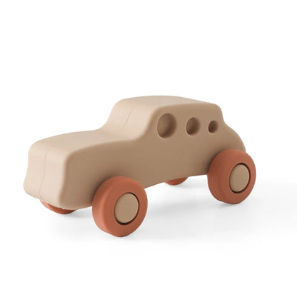Montessori Baby Silicone Car Toys 0 12 Months Newborn Baby Things Silicone Baby Teether Toy Car  Educational Toy Silicone Blocks