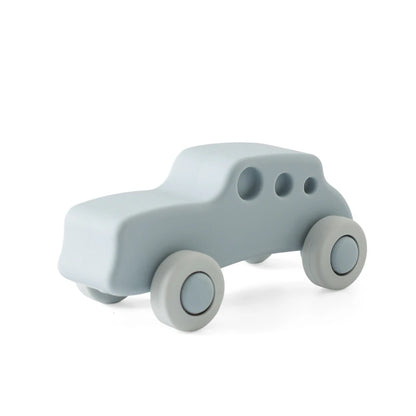 Montessori Baby Silicone Car Toys 0 12 Months Newborn Baby Things Silicone Baby Teether Toy Car  Educational Toy Silicone Blocks