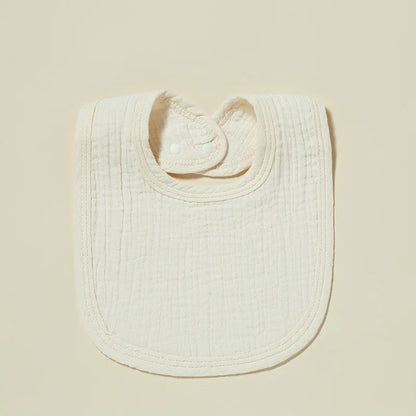 Cotton Gauze Baby Bibs Autumn New Solid Color Infant Bib Newborn Burp Cloths for Kids Boy Girl Spring Soft Feeding Saliva Towel