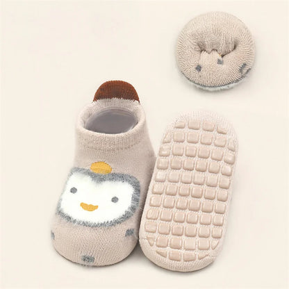 Lawadka Winter Kids Girl Boy Socks Anti Slip Cotton Baby Socks for Girls Boys Casual Soft Print Toddler Children's Sock Non-slip