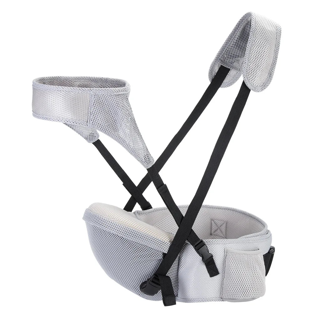 4-48 Mouths Baby Sling Bebes Waist Stool Baby Bag Carrier Wrap Portable Kid Hip Seat with Safety Sling Multifunctional Seat Belt