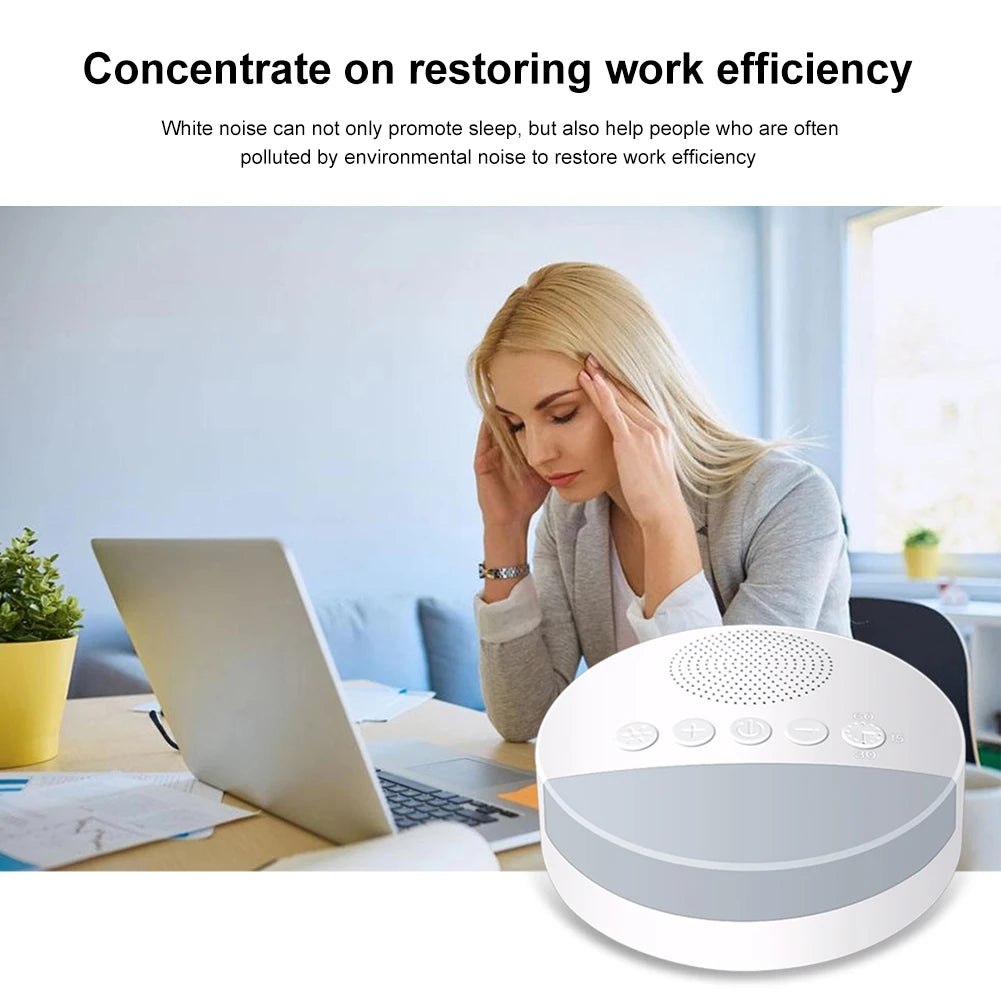 Baby Care Assisted Sleep Save Energy White Noise Machine with Night Light Music