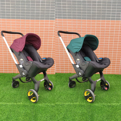 COLU KID® Baby Stroller Seat Cushion Change Kit Cloths Canopy Compatible With Doona Car Seat Stroller Accessories