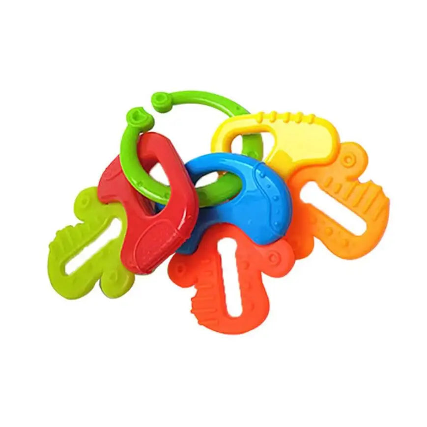 Baby Teether Toys Chew Toy for Babies 3 6 12 Month Newborn Food Grade Silicone Teether Rattle Baby Development Soft Teething Toy