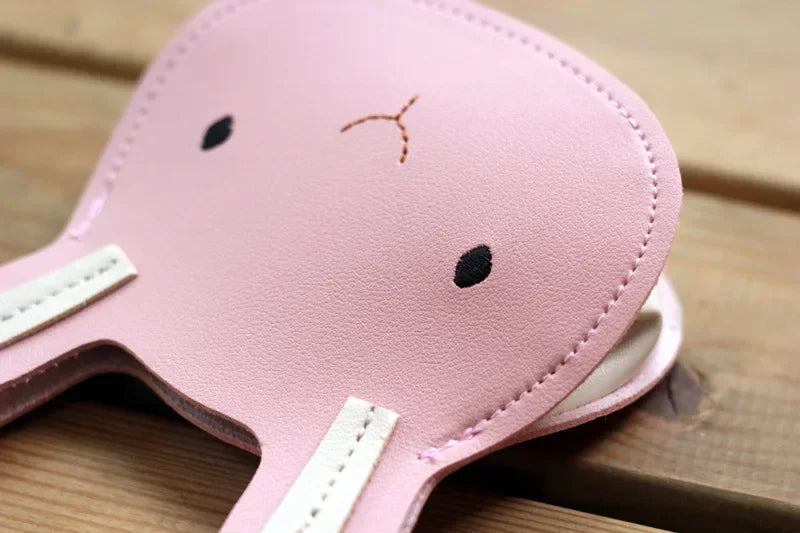 New Cartoon Animal Kids Mini Bags PU Leather Shoulder Bag Cute Bunny Bag for Children Soft Bunny Kids Toddler Girls Boy Purse