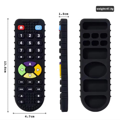 Baby Toys 0 12 Months Silicone Teething Toy Remote Control Shape Bear Teether Chew Toys Relief Teeth Gum Sensory Toys for Babies