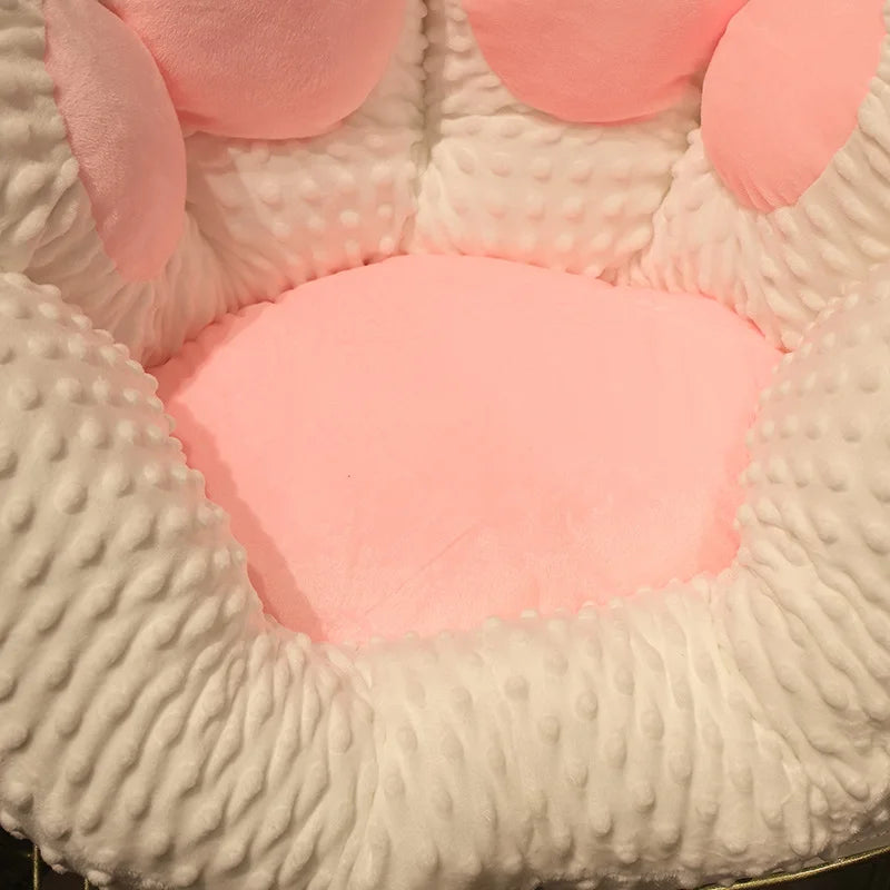 1PC 2 Sizes Soft Paw Pillow Animal Seat Cushion Stuffed Plush Sofa Indoor Floor Home Chair Decor Winter Children Girls Gift