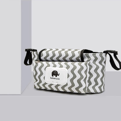 Baby Stroller Organizer Bag Waterproof Nappy Diaper Bag Travel Carriage Pram Cart Basket Hook Stroller Accessories Mummy Bag