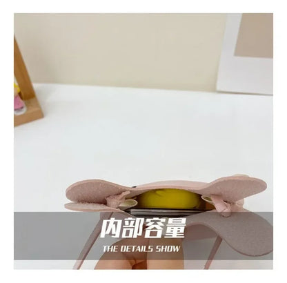 New Cartoon Animal Kids Mini Bags PU Leather Shoulder Bag Cute Bunny Bag for Children Soft Bunny Kids Toddler Girls Boy Purse