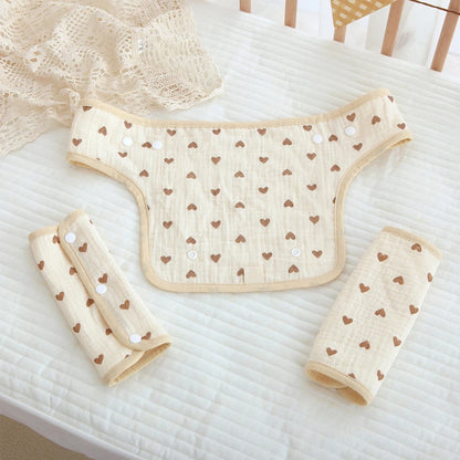 Baby Waist Stool Drool Bib Newborn Infants Teething Soft Cotton Pad Saliva Towel Multi-Function Baby Strap Dinner Dropshipping