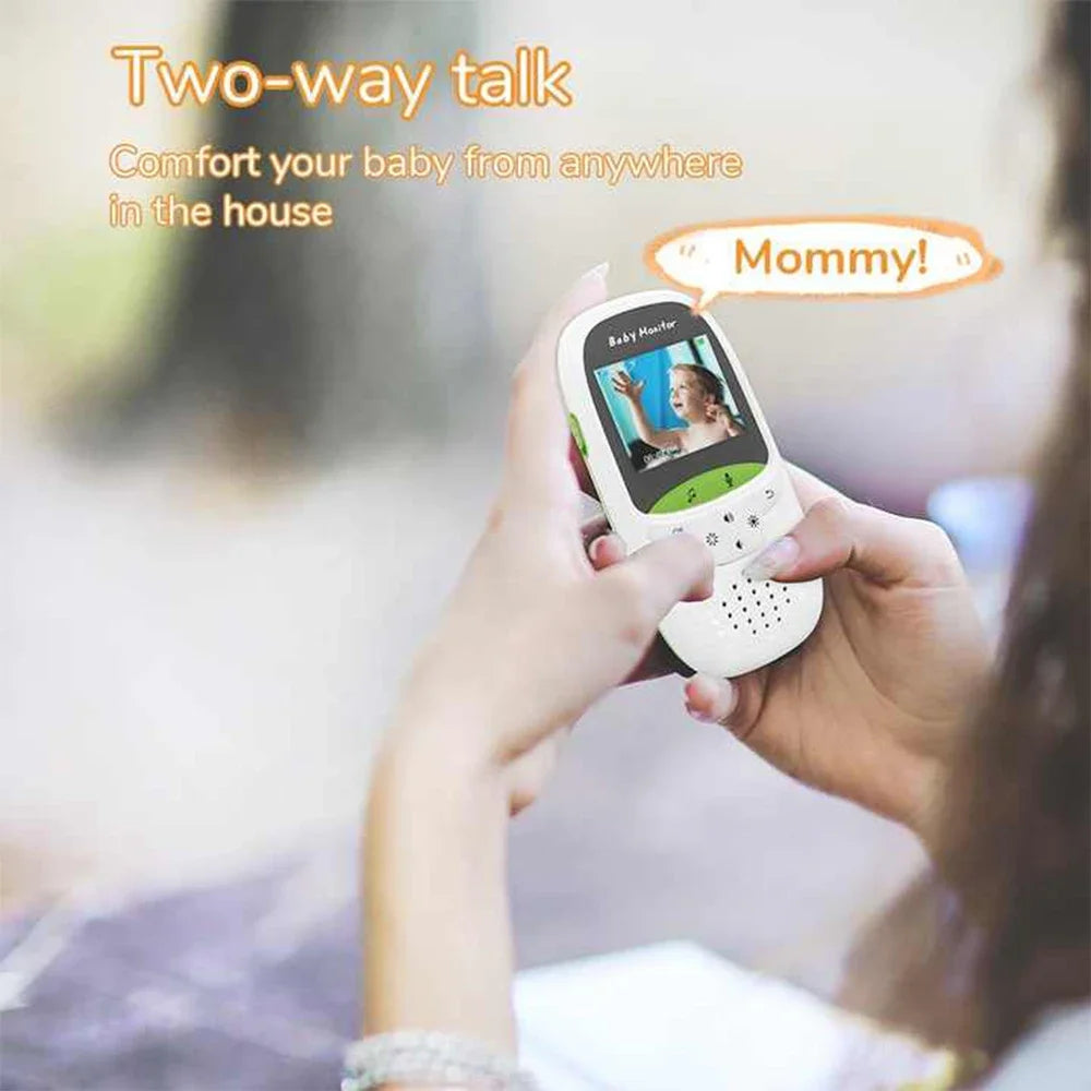 VB602 Baby Monitor IR Night Vision Temperature Monitor Lullabies Intercom VOX Mode Video Baby Camera Walkie Talkie Babysitter