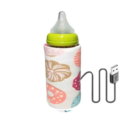 USB Milk Water Bottle Warmer Travel Stroller Insulated Baby Nursing Bottle Heater Newborn Infant Portable Bottle Feeding Warmers
