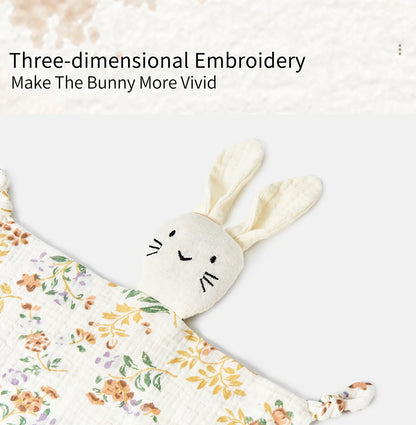 Muslin Baby Comfort Towel Cotton Comforter Blanket Soft Newborn Sleeping Dolls Kid Sleep Toy Soothe Appease Towel Bib