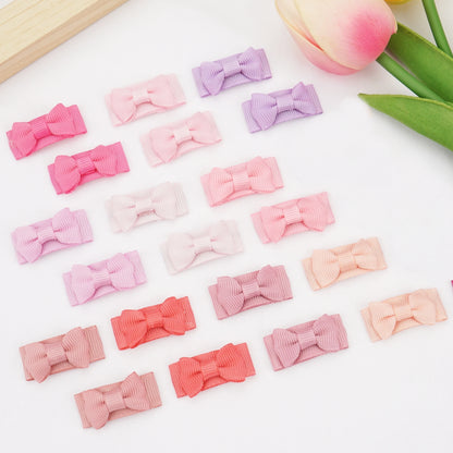 20Pcs/Set Baby Hair Clips DoNot Hurt Hair Headdress Baby Lanugo Hairpin Trumpet Princess Hair Clip