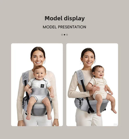 4-48 Mouths Baby Sling Bebes Waist Stool Baby Bag Carrier Wrap Portable Kid Hip Seat with Safety Sling Multifunctional Seat Belt