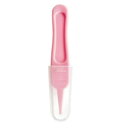Baby Plastic Tweezers Nose Cleaner Tool Kids Safety Tweezers Cleaning Forceps Toddler Nasal Cavity Care Supplies Baby Essentials