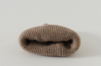 2024 New Fashion Warm Hat Scarf Set for Kids Boy Girl Chic Cartoon Bear Knitted Hat Scarf Autumn Winter Warm Beanie Scarf Set