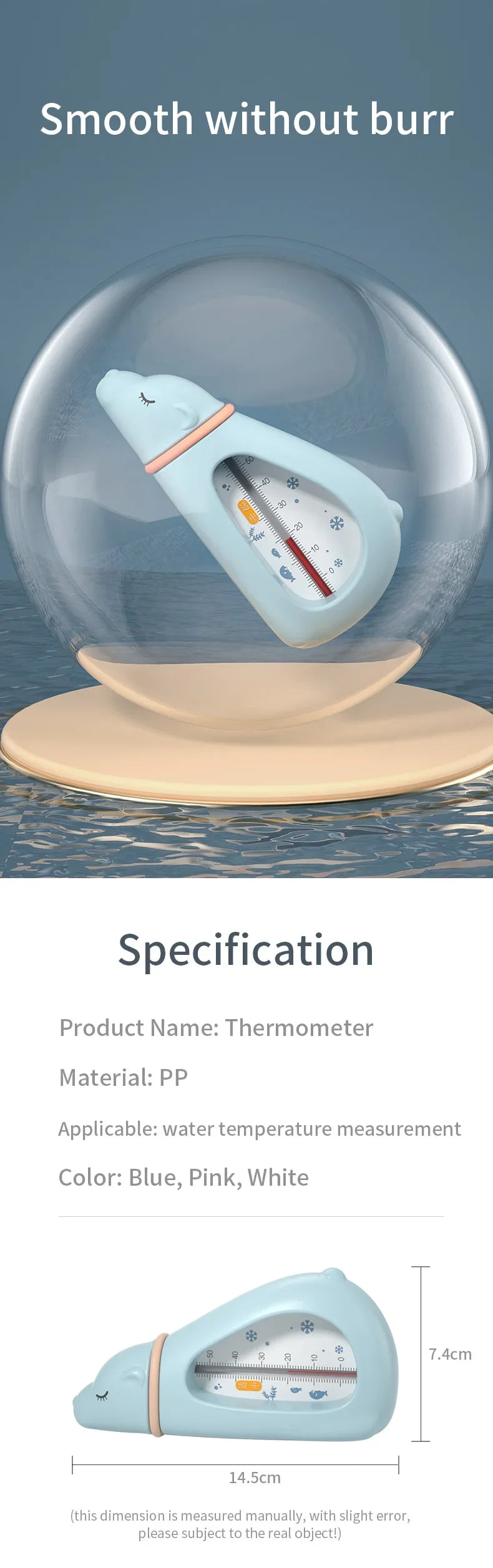 Sensor for Babies Floating Waterproof Shower Thermometer Aircraft Baby Bath Shower Water Thermometer Safe Temperature