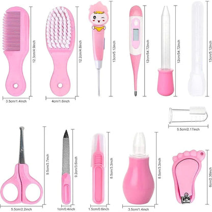 Child grooming kit, hair, nails, health, thermometer, brush, scissors, scissors, Personal hygiene products, baby care