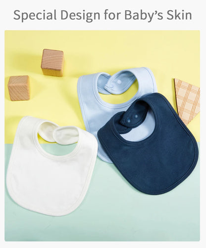 Insular Organic Cotton Baby Scarf Burp Cloth Bandana Bibs Solid Newborn Baby Boy Infant Girl Toddler Winter Scarf Bib
