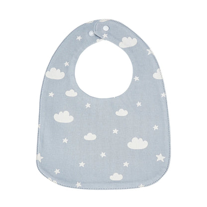 INSULAR Baby Bibs Feeding Scarf Adjustable Snap Saliva Towel Muslin Cotton Burp Cloths Animal Print Ruffled Edge Rainbow A Grade