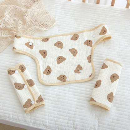 Baby Waist Stool Drool Bib Newborn Infants Teething Soft Cotton Pad Saliva Towel Multi-Function Baby Strap Dinner Dropshipping