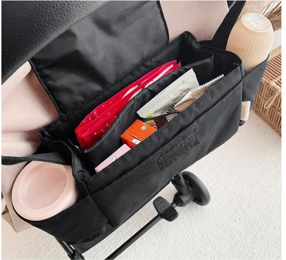 Baby Stroller Bag Pram Organizer Cartoon Bottle Holder Baby Stroller Accessories Hanging Caddy Storage Bag Mommy Bag
