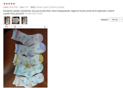 5 PAir Set Children Socks Summer Fishnet Boy Socks Spring Summer Thin Mesh Boat Socks Boys Girls Short Socks