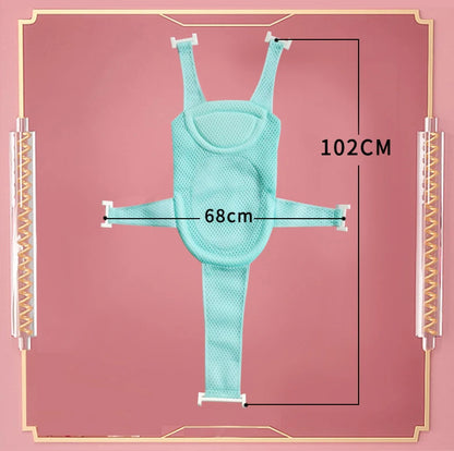Baby Shower Bath Tub Pad Non-Slip Bathtub Seat Support Mat Newborn Safety Security Bath Support Cushion Foldable Soft Pillow