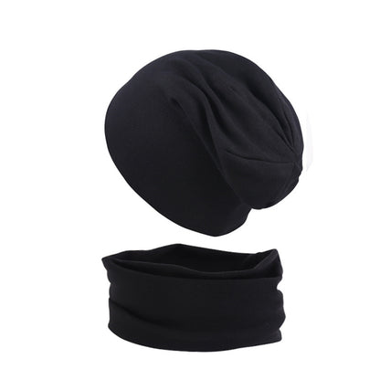 2pcs New Baby Hat Scarf Autumn Winter Soft Elastic Beanie Hats Cotton Newborn Bonnet Warm Accessories Set Boys Girls Hip Hop Cap