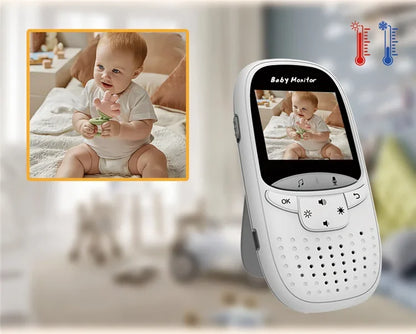 VB602 Baby Monitor IR Night Vision Temperature Monitor Lullabies Intercom VOX Mode Video Baby Camera Walkie Talkie Babysitter