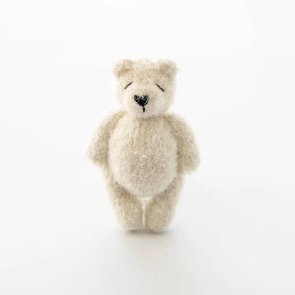 Handmade Knitted Teddy Bear Dolls Photography Toy Mohair Cute Crochet Animal Image Doll Studio Photo Shooting Props Accessories