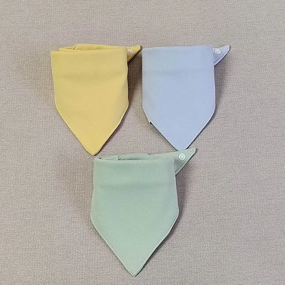 3pcs/lot Special Baby Bibs Boy Girl Bandana Cotton Absorb Bib Burp Cloth Triangle Baby Scarf Burp Newborn Princess Accessories