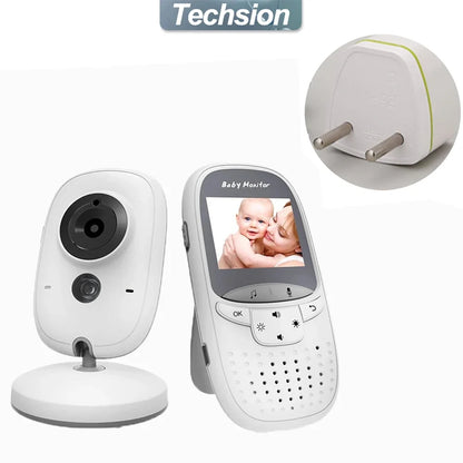 VB602 Baby Monitor IR Night Vision Temperature Monitor Lullabies Intercom VOX Mode Video Baby Camera Walkie Talkie Babysitter