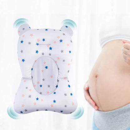 Infant Baby Bath Tub Pad Portable Baby Non-Slip Bathtub Mat Children Shower Air Cushion Bed Newborn Baby Security Bath Seat