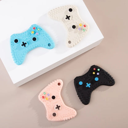 Creative Silicone Baby Teething Toys Remote Control Game Controller Silicone Teething Toy for Babies 6-12 Months Gifts